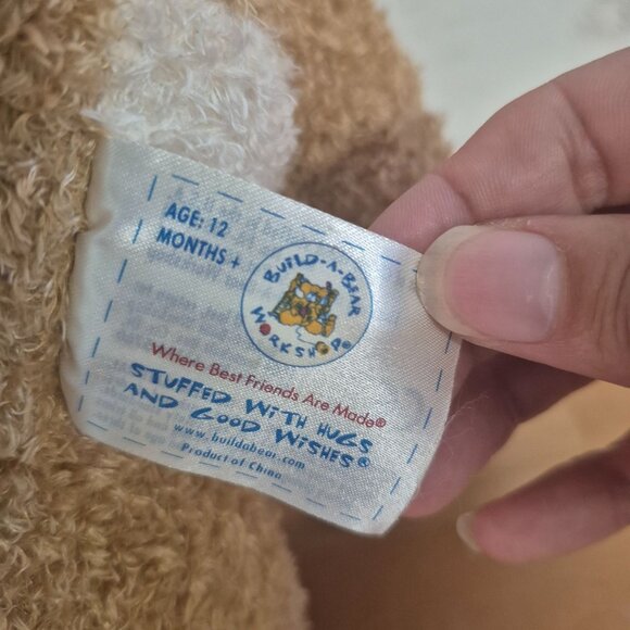 Build-A-Bear Plush Deer With Red Polka Dot Bow & Heart Gem 14" Soft Stuffed Toy - Picture 6 of 8